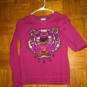 Pink Kenzo tiger face sweater